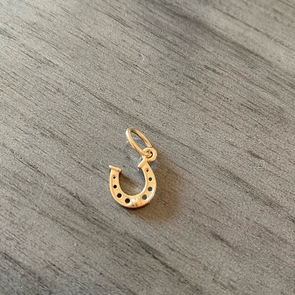 Pandora Jewelry Pandora 4k Solid Gold Lucky Horseshoe Poshmark